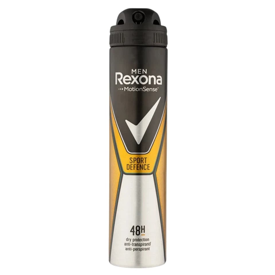 اسپری ضد تعریق 48 ساعته مردانه رکسونا ایتالیا رایحه دفاع ورزشی Rexona SPORT DEFENCE حجم 200 میلی لیتر