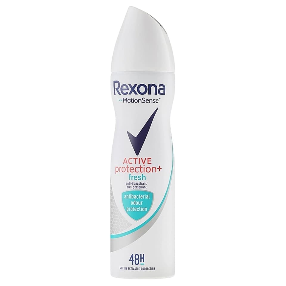 اسپری ضد تعریق 48 ساعته زنانه رکسونا ایتالیا رایحه حفاظت فعال Rexona active protection حجم 200 میلی لیتر